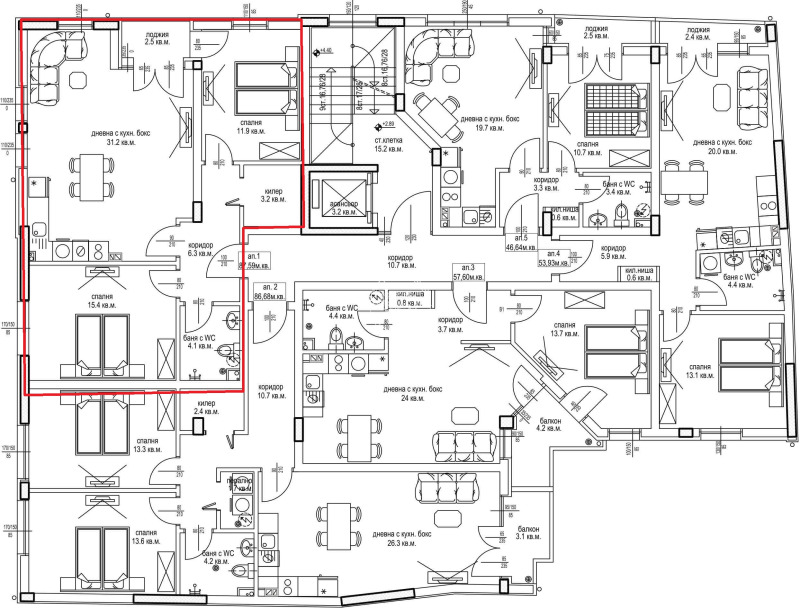 Продава 3-СТАЕН, гр. Варна, Цветен квартал, снимка 2 - Апартаменти - 52157545