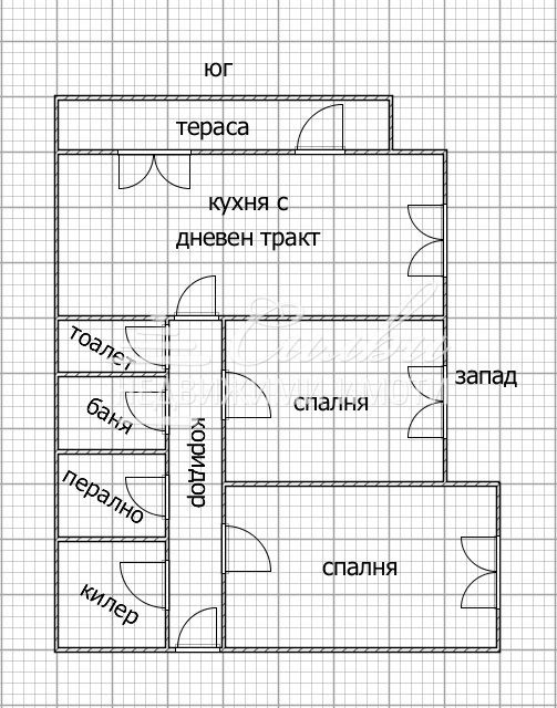 Продава 3-СТАЕН, гр. Шумен, 5-ти полк, снимка 3 - Апартаменти - 54618782