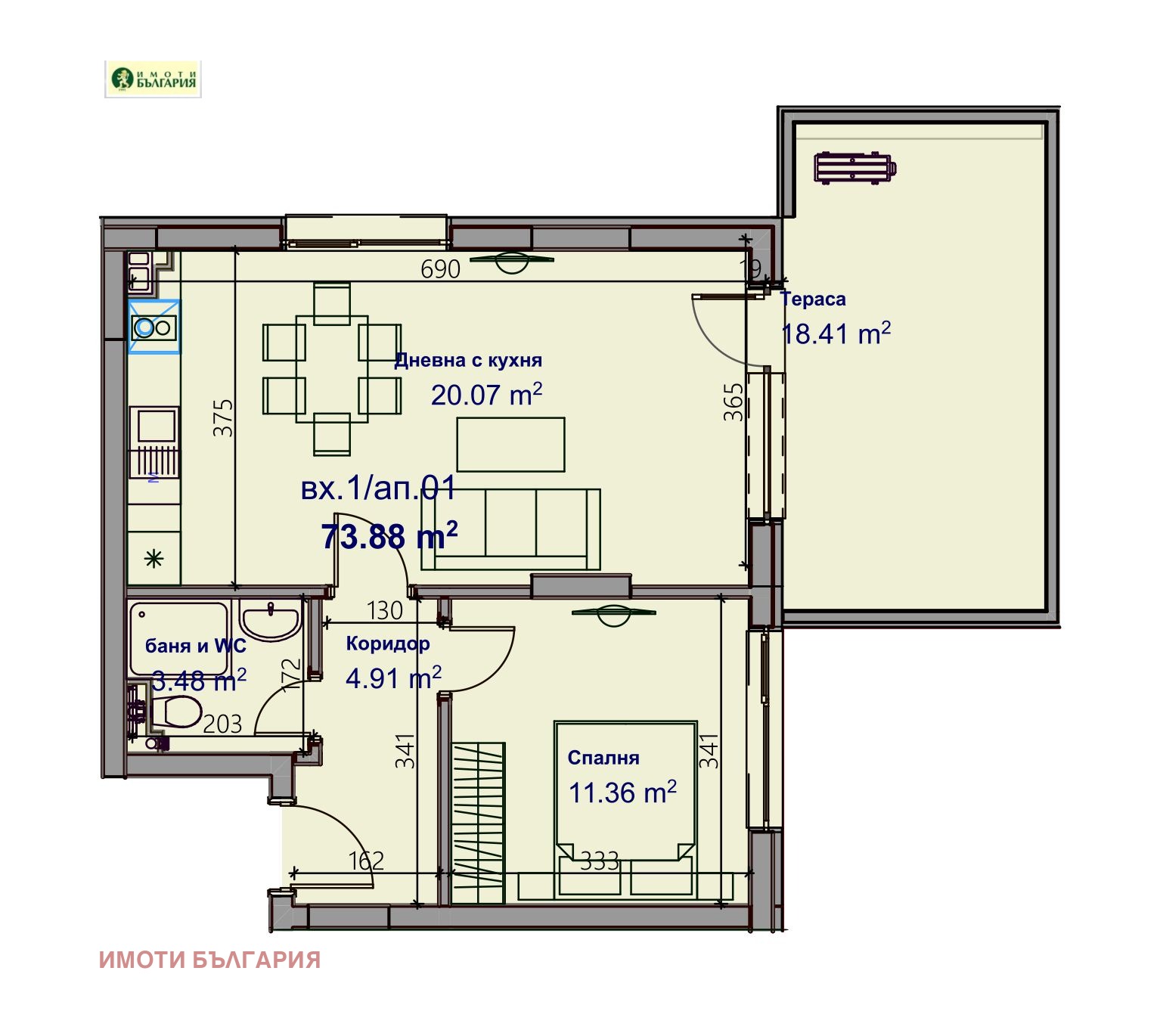 Продава 2-СТАЕН, гр. Варна, Младост 1, снимка 2 - Апартаменти - 49460041