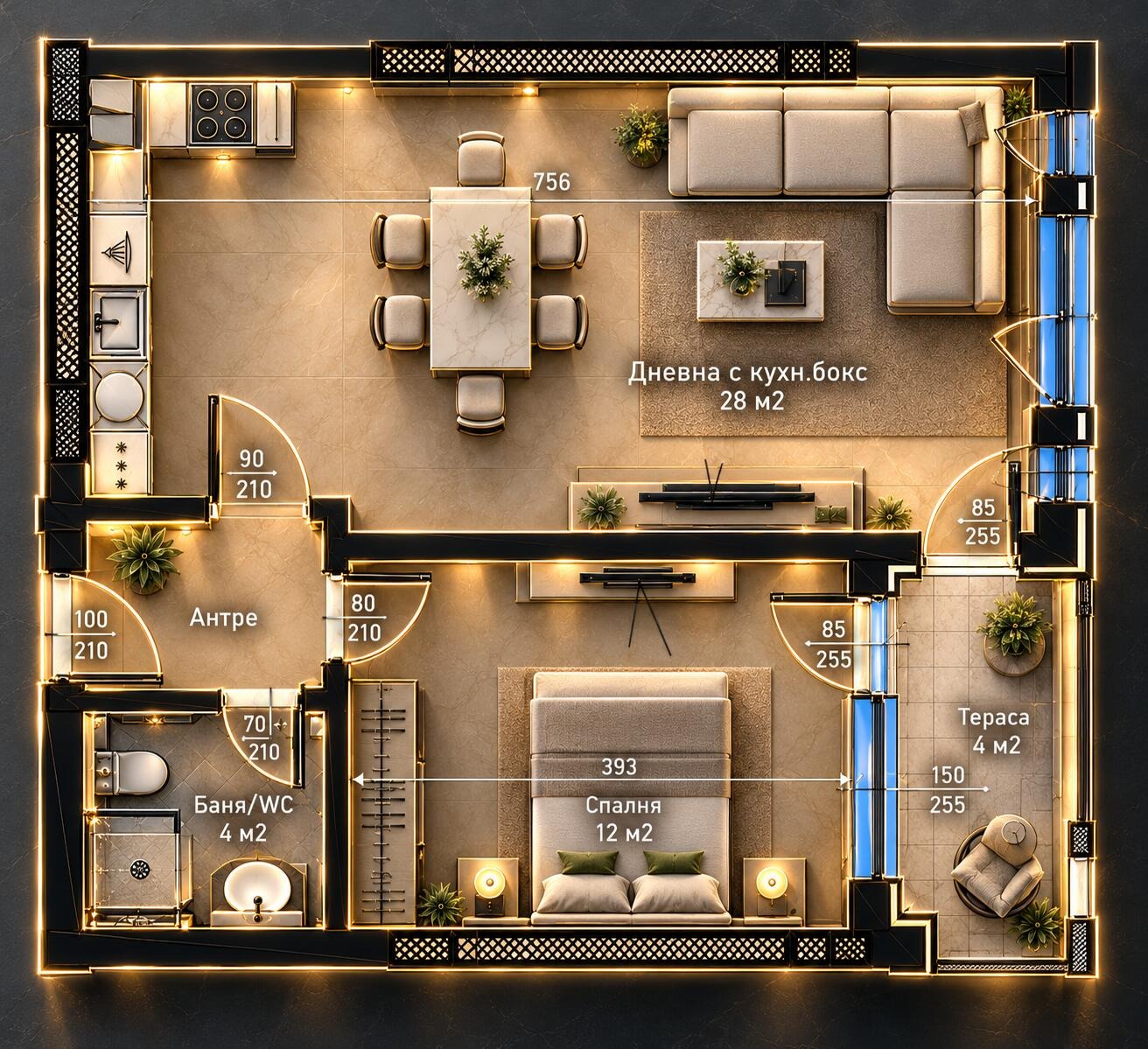 Продава 2-СТАЕН, гр. Пловдив, Младежки Хълм, снимка 5 - Апартаменти - 55328661