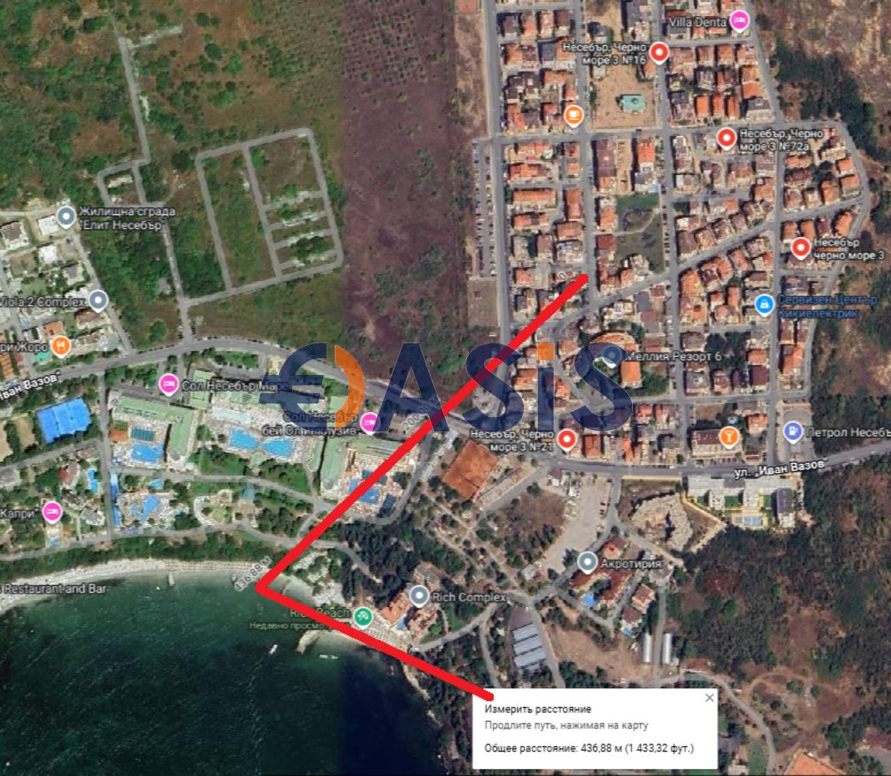 Продава 2-СТАЕН, гр. Несебър, област Бургас, снимка 14 - Апартаменти - 54935368