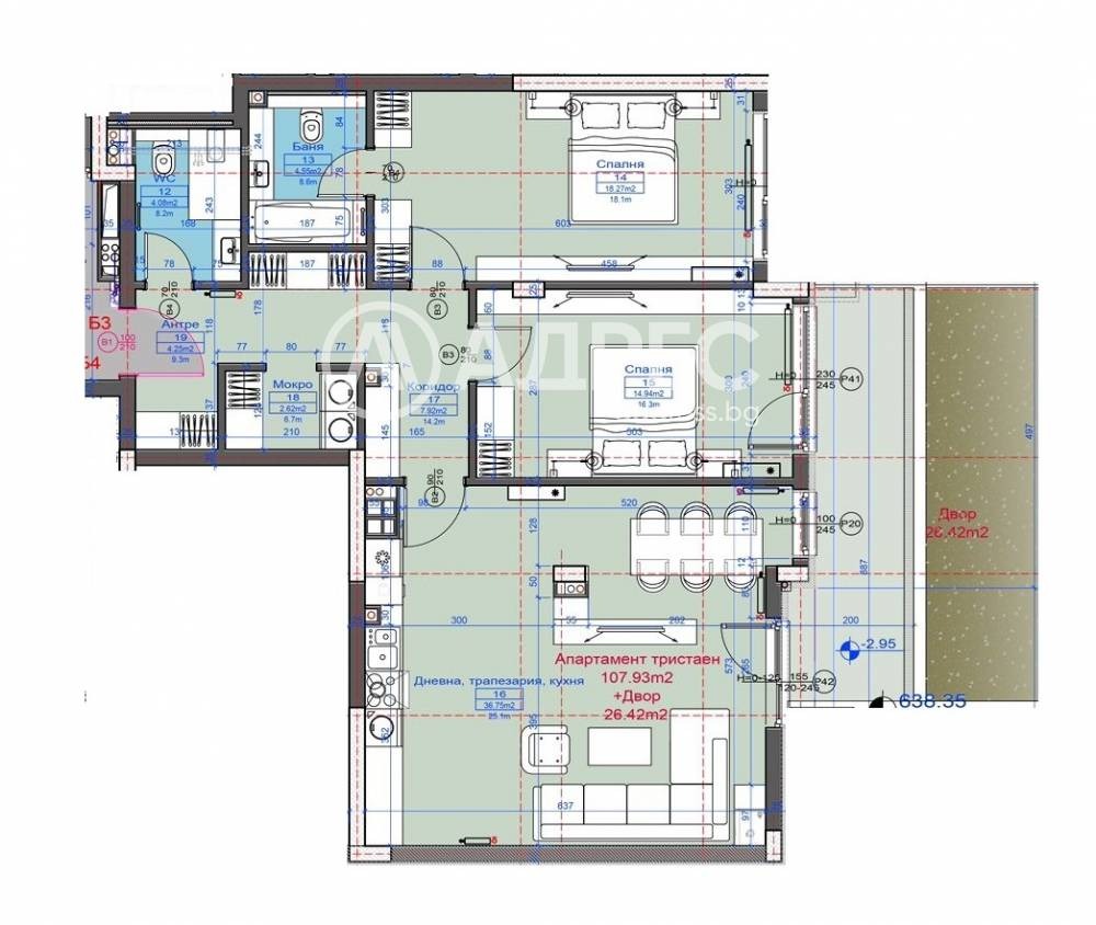 Продава 3-СТАЕН, гр. София, Бояна, снимка 2 - Апартаменти - 53228005