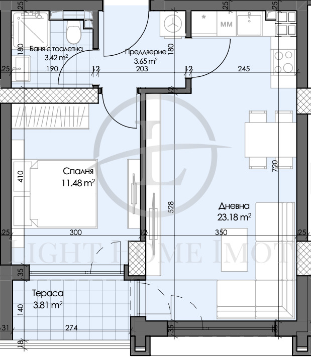 Na prodej  1 ložnice Plovdiv , Gagarin , 67 m2 | 74592624 - obraz [6]