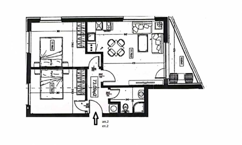 In vendita  2 camere da letto regione Burgas , Tsarevo , 83 mq | 25730884 - Immagine [2]