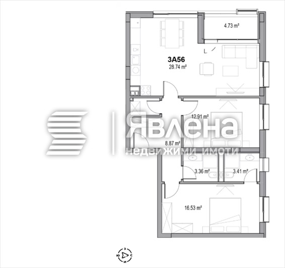 Продава 3-СТАЕН, гр. Пловдив, Христо Смирненски, снимка 3 - Апартаменти - 52619642