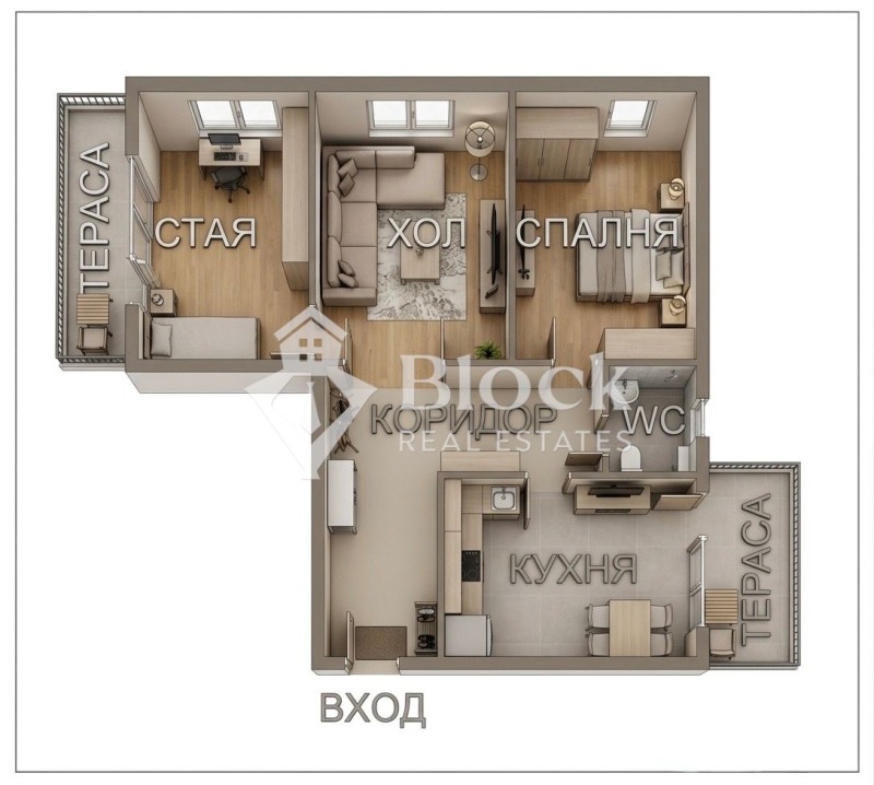 Продава 3-СТАЕН в град София, Гео Милев - 101 кв.м / 296 000 € » 578 925.68 лв., БЛОК НЕДВИЖИМИ ИМОТИ