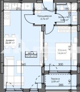 Na prodej  1 ložnice Plovdiv , Trakija , 68 m2 | 84945690 - obraz [2]