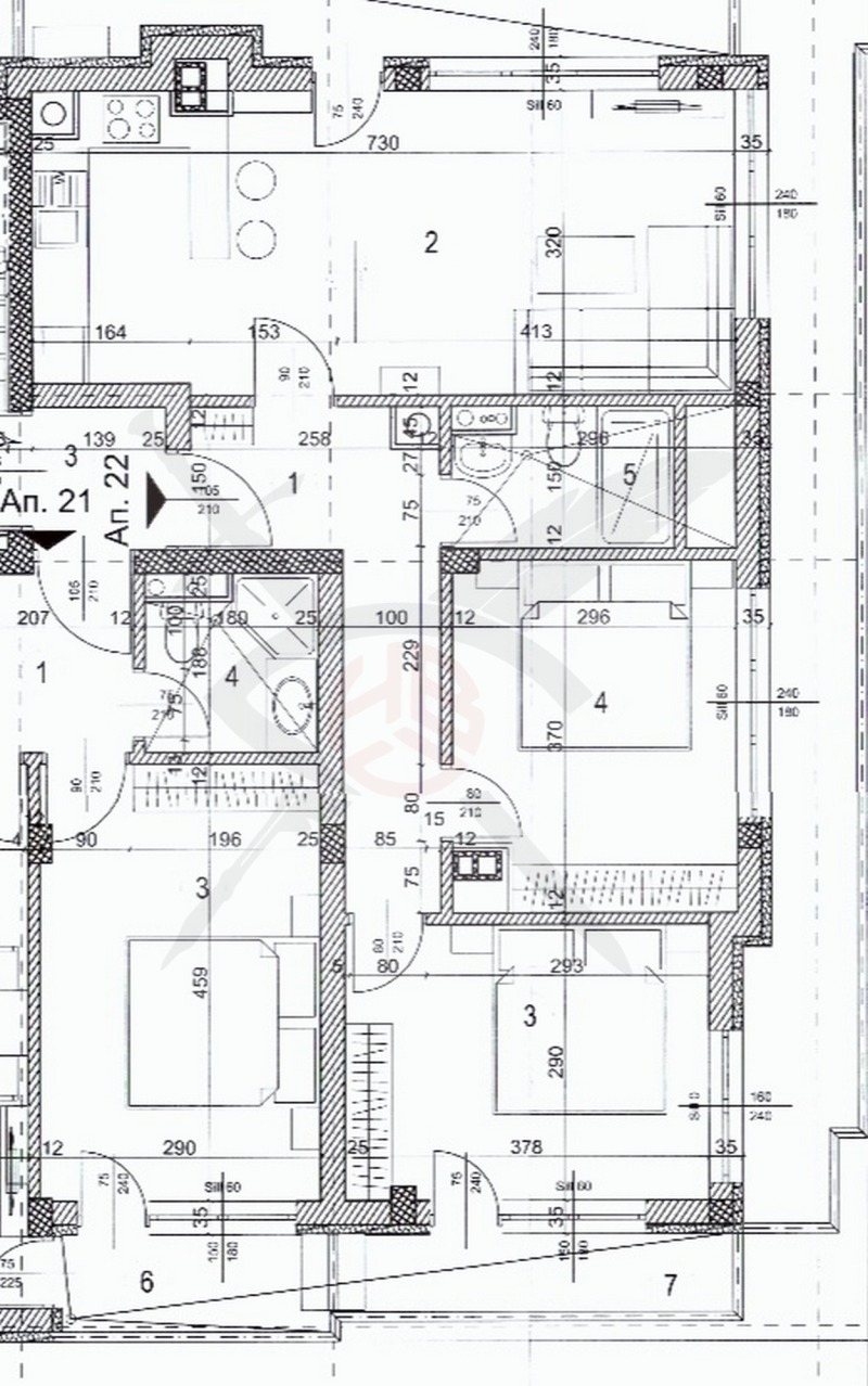 Продается  2 спальни София , Кръстова вада , 160 кв.м | 32384186 - изображение [5]