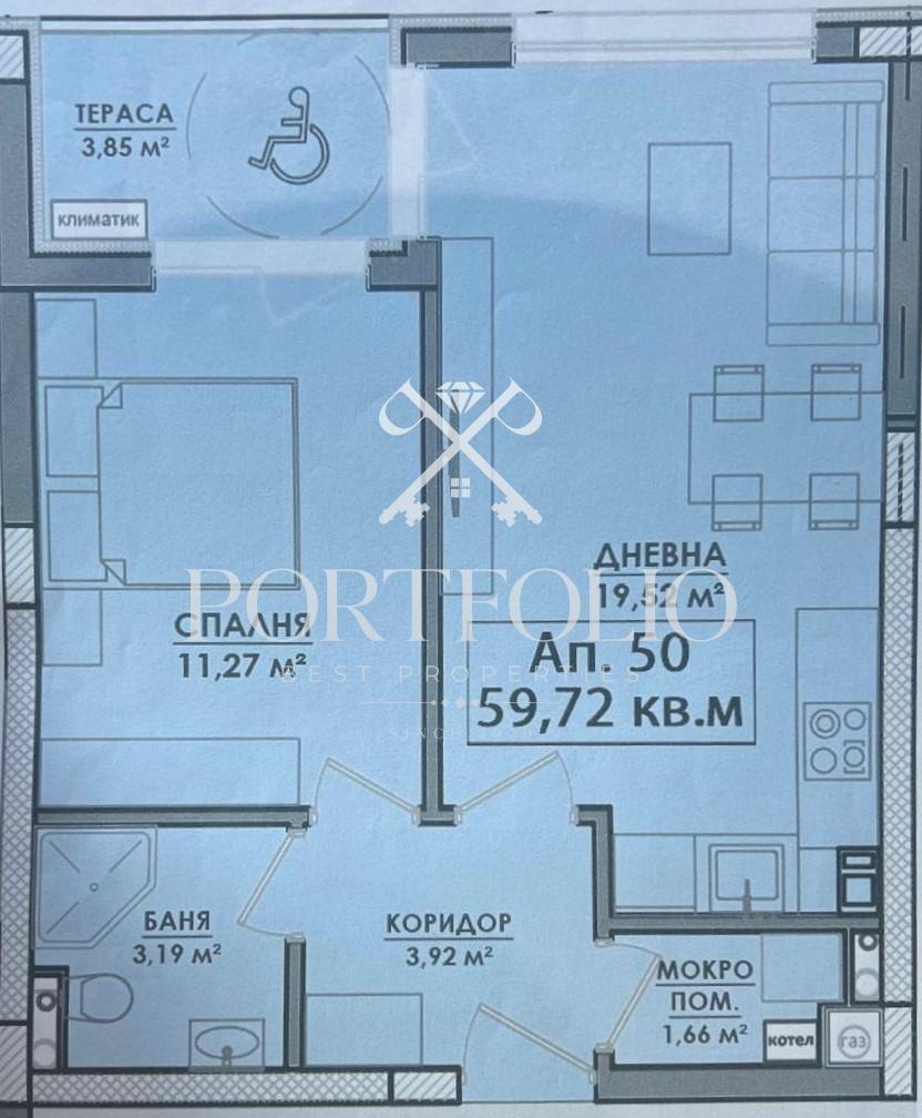 Продава 2-СТАЕН, гр. Бургас, Славейков, снимка 5 - Апартаменти - 53337833