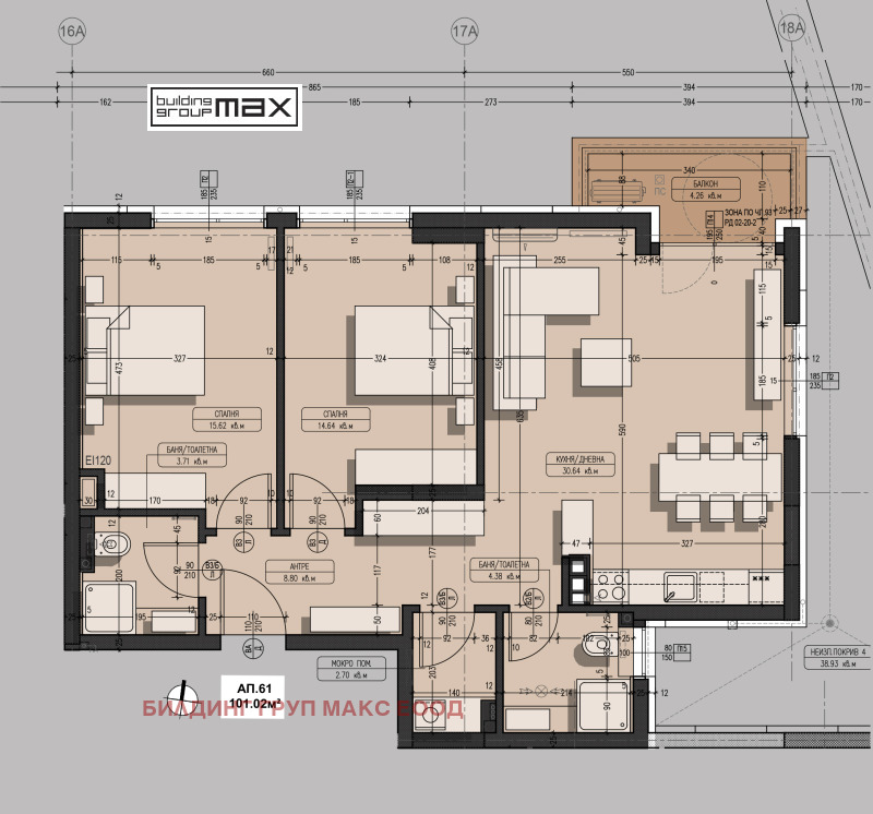 Продава 3-СТАЕН, гр. София, Овча купел, снимка 8 - Aпартаменти - 49265037