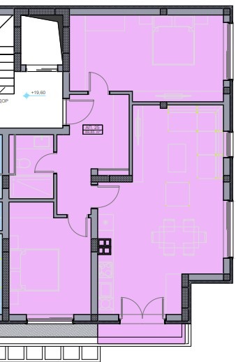 Na prodej  2 ložnice Plovdiv , Christo Smirnenski , 106 m2 | 42400389