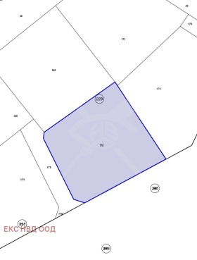 Продава парцел град Пловдив Прослав - [1] 