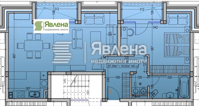 Na prodej  1 ložnice Sofia , Dragalevci , 116 m2 | 93560767 - obraz [9]