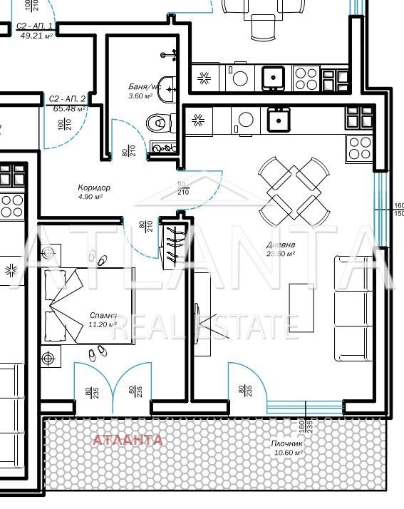 Продава 2-СТАЕН, гр. Варна, м-т Ален мак, снимка 7 - Апартаменти - 54145019