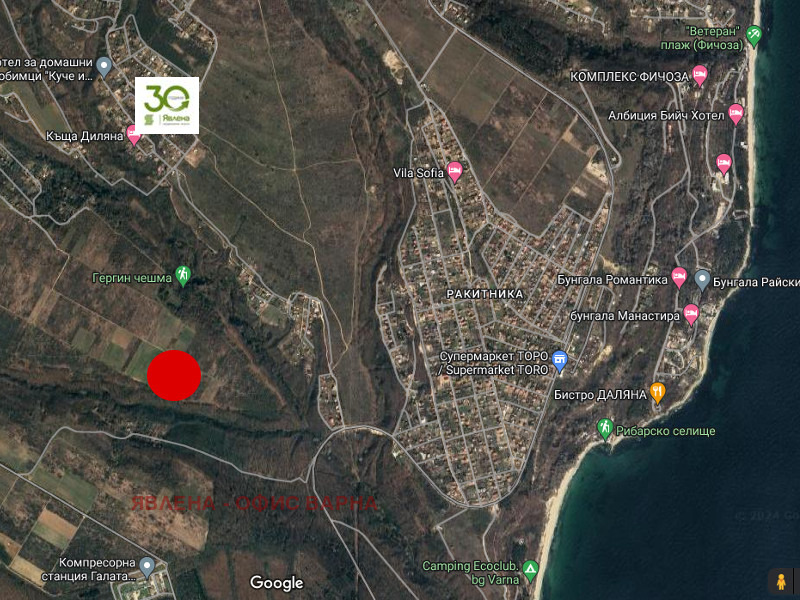 Продава ПАРЦЕЛ, гр. Варна, м-т Боровец - юг