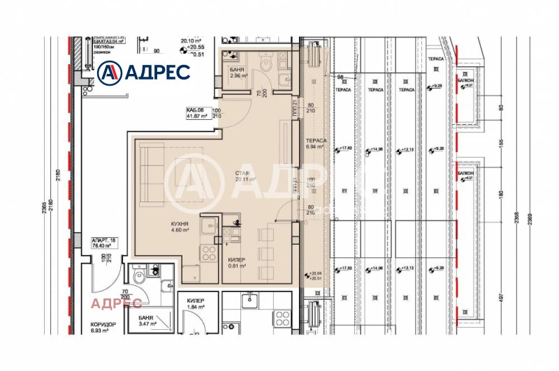 Продава 1-СТАЕН, гр. Варна, Левски 1, снимка 2 - Aпартаменти - 47507595