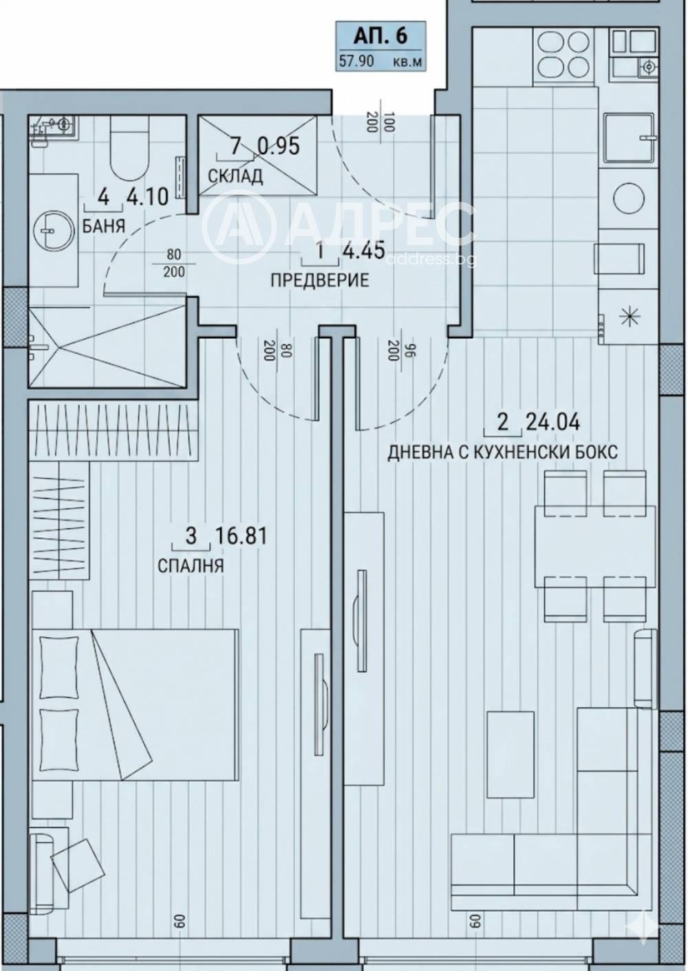 Продава 2-СТАЕН, гр. София, Малинова долина, снимка 3 - Апартаменти - 54957757