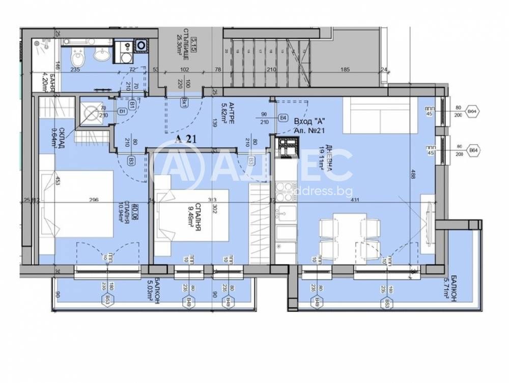 Продава 3-СТАЕН, гр. София, Манастирски ливади, снимка 3 - Апартаменти - 52166798