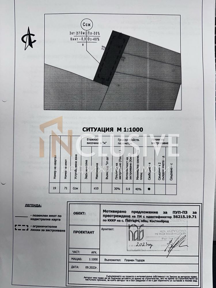 Продава ПАРЦЕЛ, гр. Костинброд, област София област, снимка 2 - Парцели - 48235245