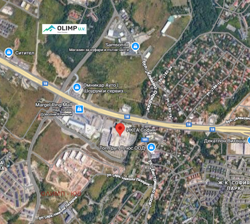 Продава ПАРЦЕЛ, град София, Малинова долина • 1322000 € / 2585607.26 лв. • 31654541 1