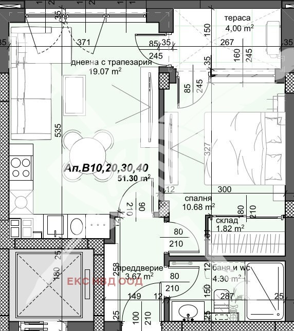 Продава 2-СТАЕН, гр. Пловдив, Тракия, снимка 1 - Aпартаменти - 47716468