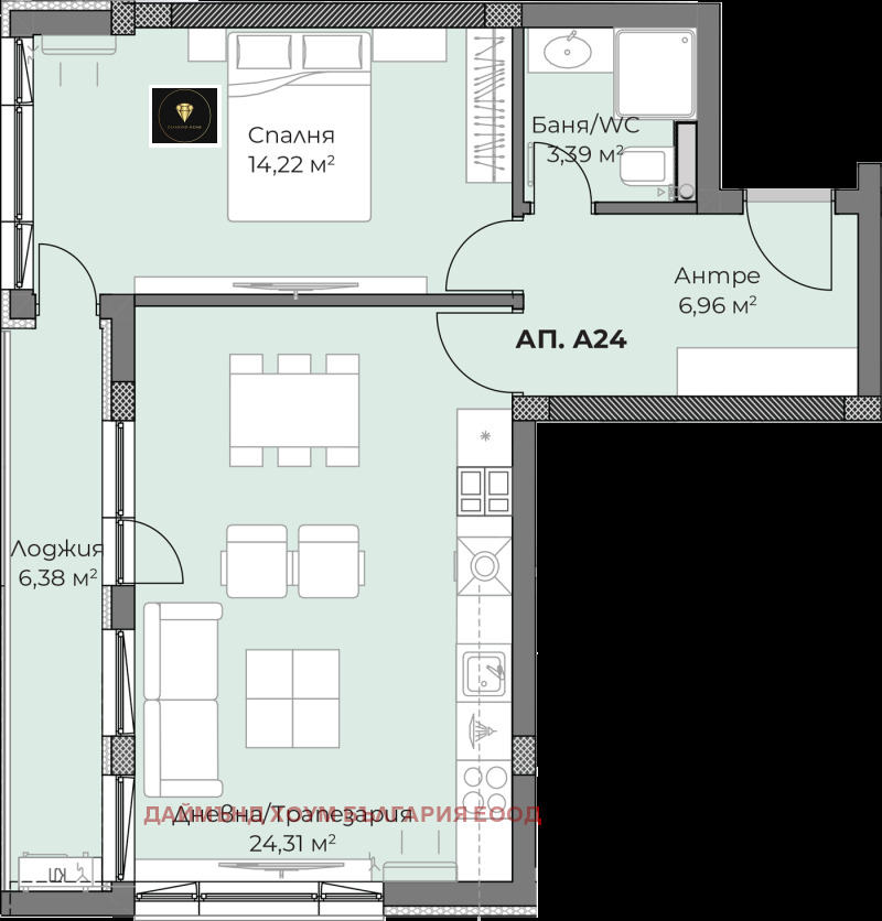 Продава 2-СТАЕН, гр. Пловдив, Христо Смирненски, снимка 2 - Aпартаменти - 49542103