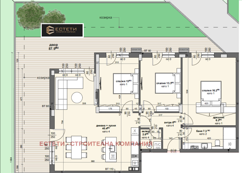 Satılık  3+ yatak odası Stara Zagora , Centar , 152 metrekare | 19661418 - görüntü [2]