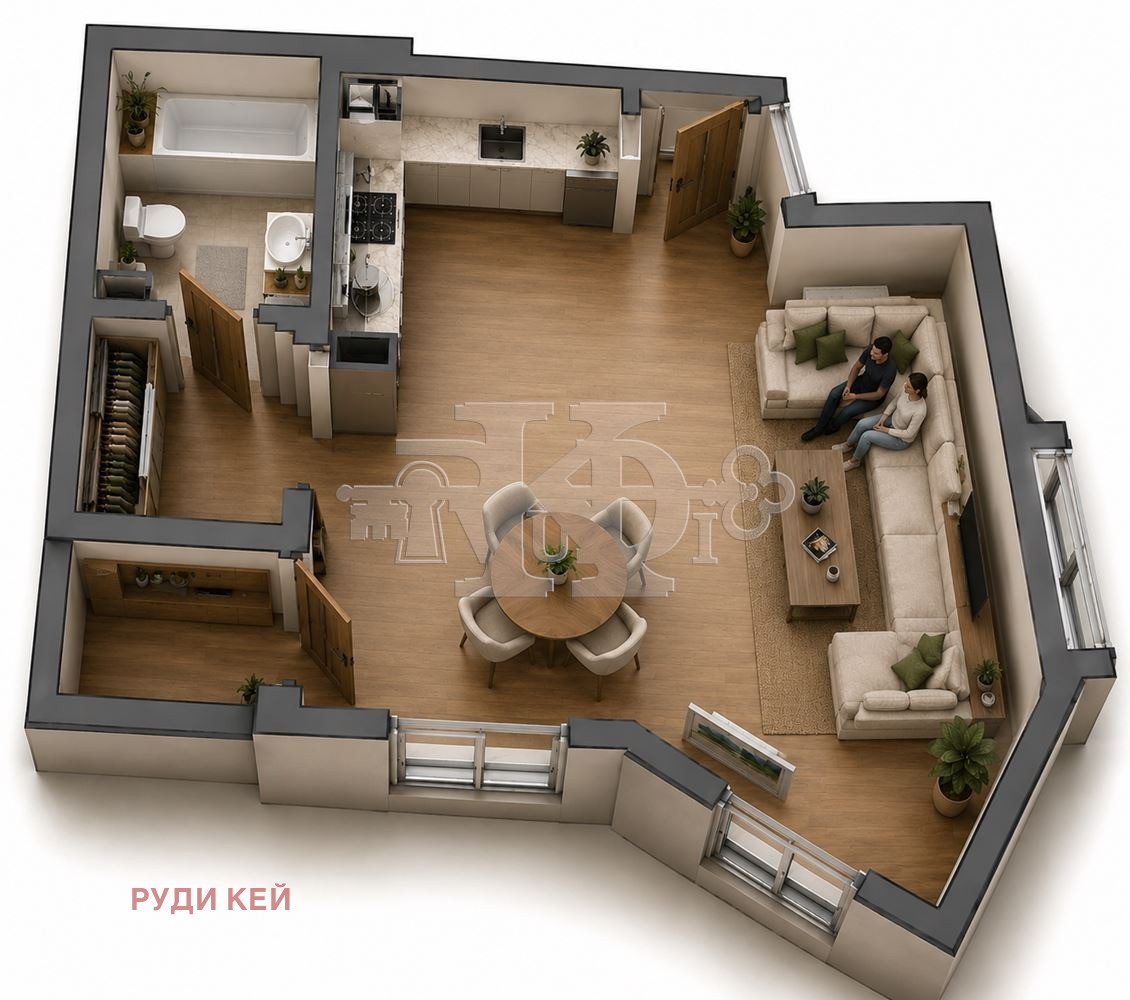 Продава 1-СТАЕН, гр. Бяла, област Варна, снимка 5 - Апартаменти - 54547984