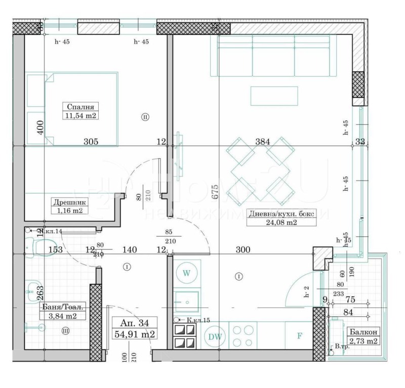 Na sprzedaż  1 sypialnia Warna , Lewski 1 , 64 mkw | 32285762 - obraz [3]