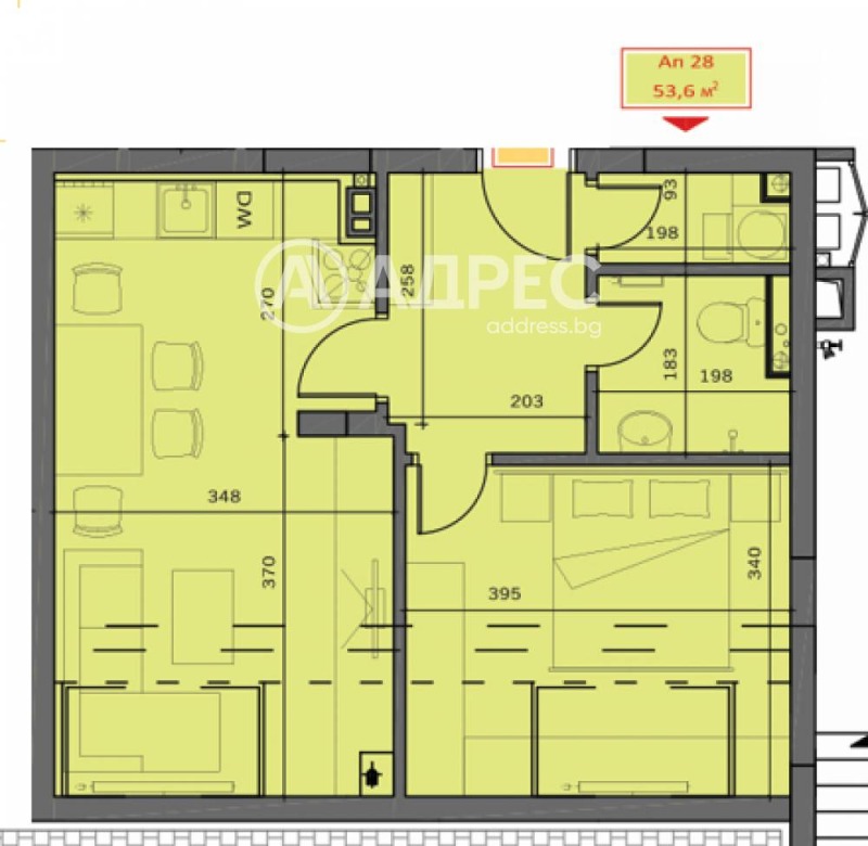 Продава 2-СТАЕН, гр. София, м-т Гърдова глава, снимка 2 - Aпартаменти - 47676454