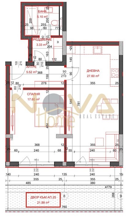 Myytävänä  1 makuuhuone Varna , Vazraždane 1 , 75 neliömetriä | 37593431 - kuva [2]