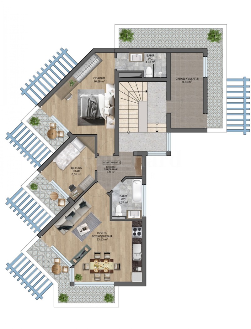 Zu verkaufen  2 Schlafzimmer region Varna , Bjala , 97 qm | 88952752 - Bild [8]