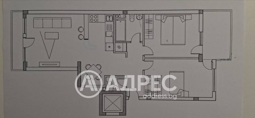 Продава 3-СТАЕН, гр. София, Разсадника, снимка 4 - Апартаменти - 55432113