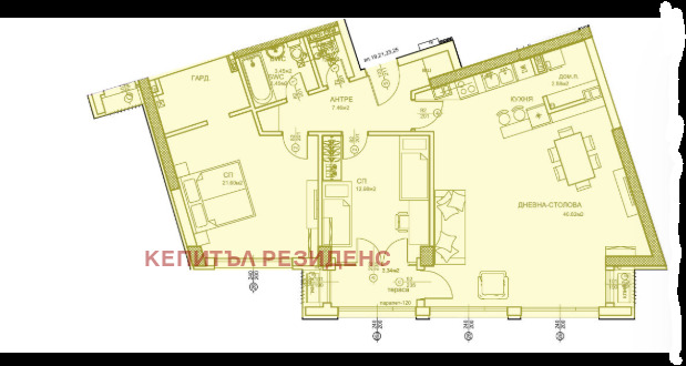 En venta  2 dormitorios Plovdiv , Sadiyski , 135 metros cuadrados | 95425827 - imagen [4]