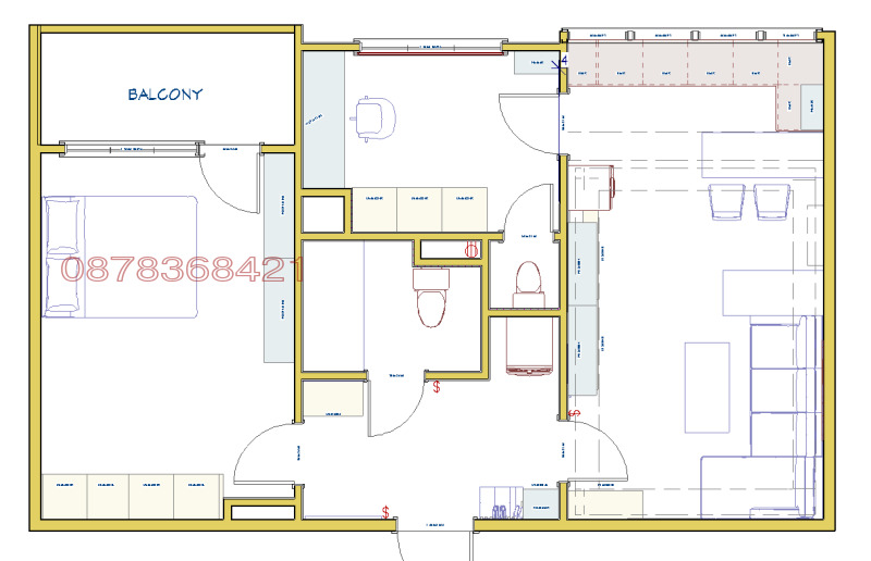 Продава 3-СТАЕН, гр. София, Хаджи Димитър, снимка 8 - Апартаменти - 53484518