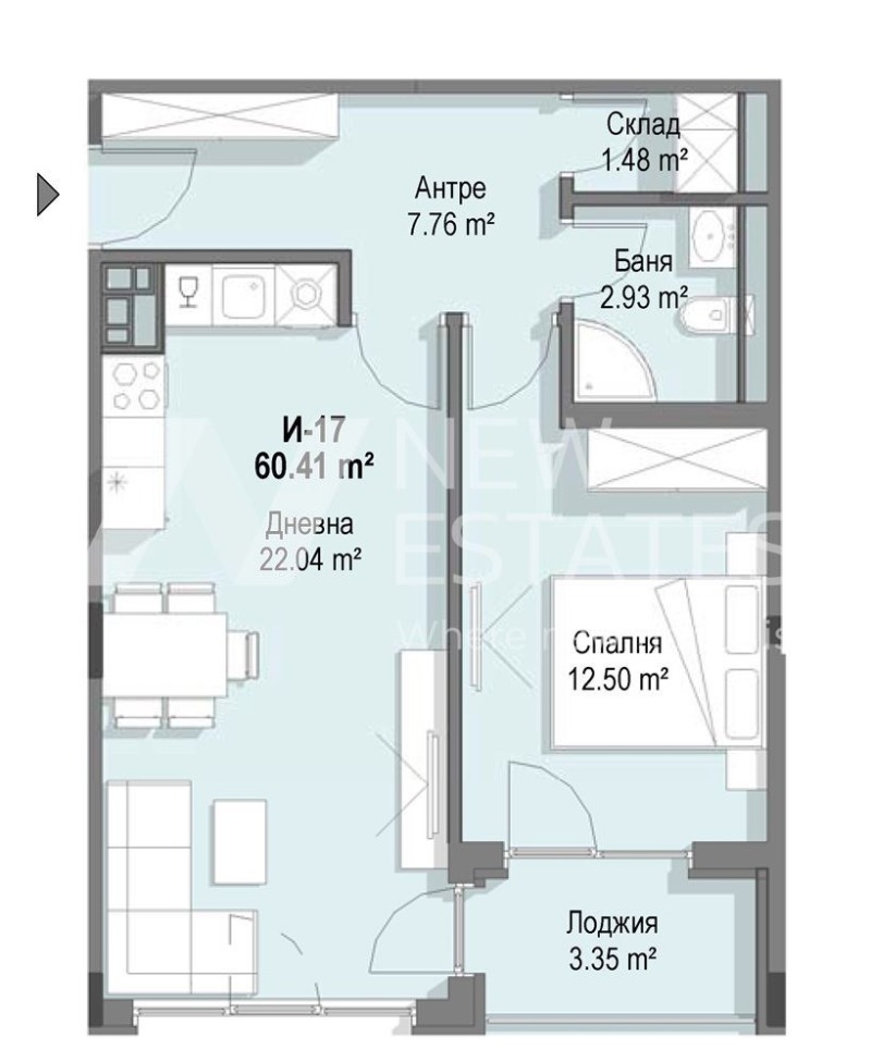 Продава 2-СТАЕН, гр. София, Кръстова вада, снимка 5 - Aпартаменти - 48691907