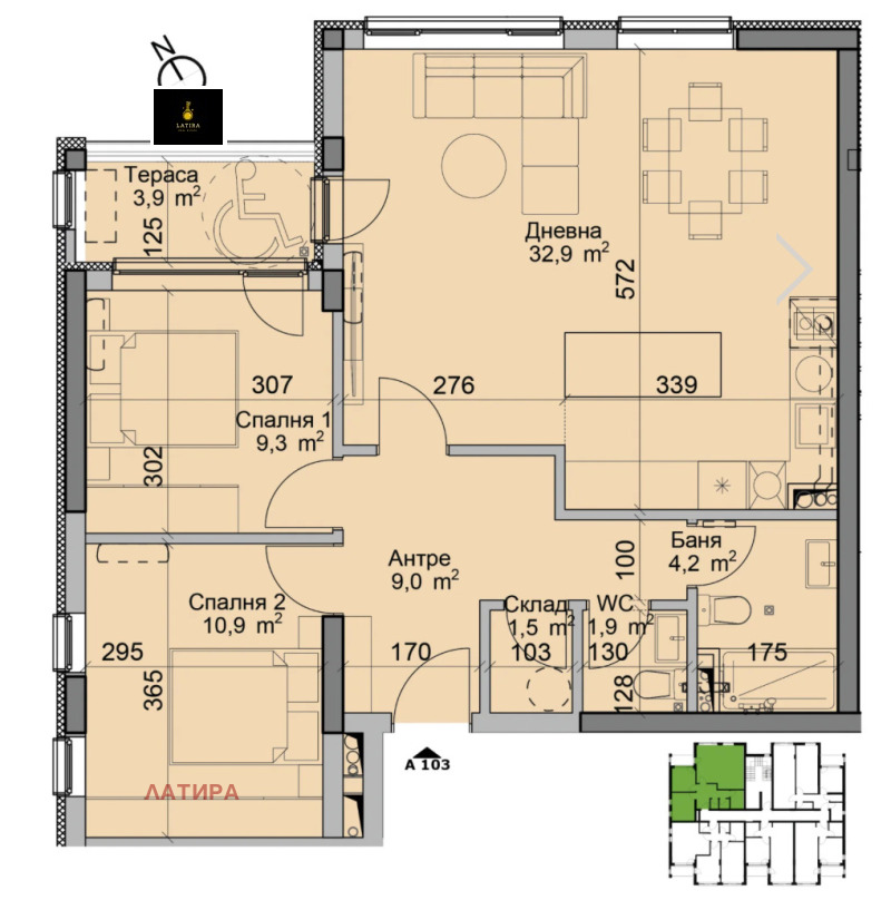 Продава  3-стаен град София , Модерно предградие , 102 кв.м | 87688874