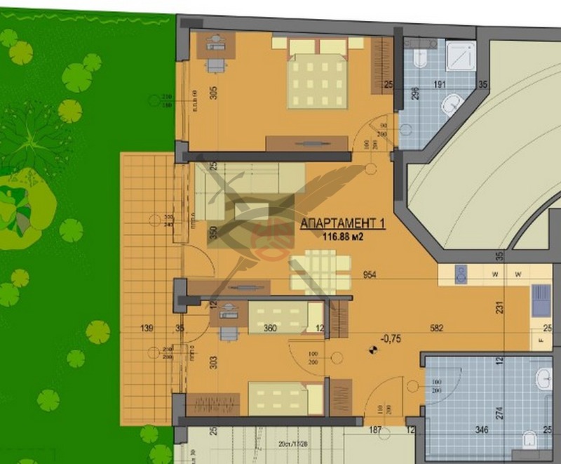 Eladó  2 hálószobás Sofia , Centar , 117 négyzetméter | 88437790 - kép [2]