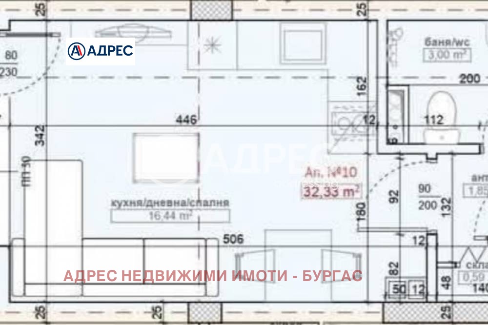 Продава 1-СТАЕН, гр. Приморско, област Бургас, снимка 5 - Апартаменти - 54029591
