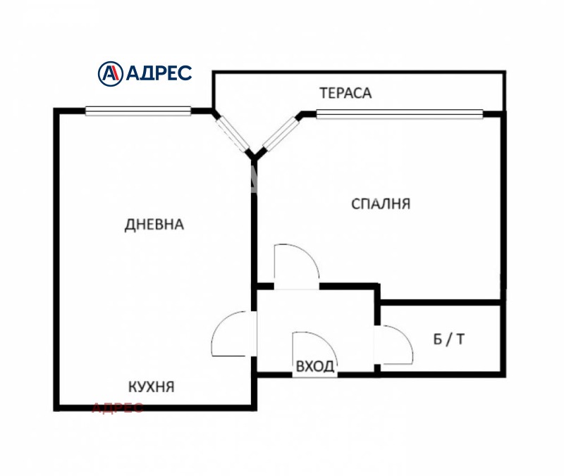 Продава 2-СТАЕН, гр. Варна, Лятно кино Тракия, снимка 3 - Апартаменти - 52315750