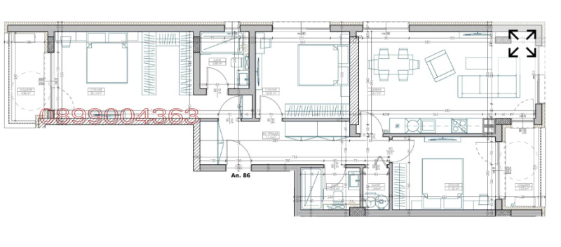 Zu verkaufen  3 Schlafzimmer Warna , Wazraschdane 1 , 122 qm | 34886791