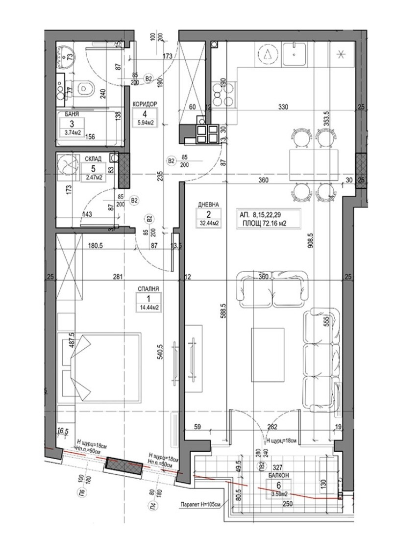 Продава 2-СТАЕН, гр. София, Овча купел 2, снимка 2 - Апартаменти - 53506935