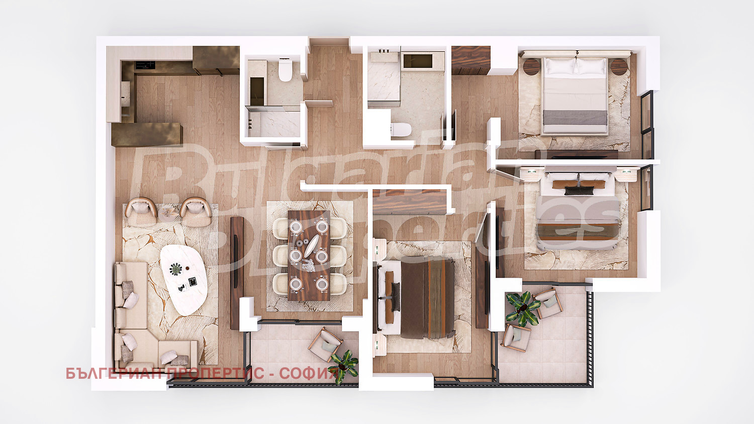 Продава 3-СТАЕН, гр. София, Манастирски ливади, снимка 3 - Апартаменти - 56119522