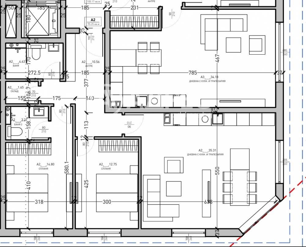 Продава 3-СТАЕН, гр. София, м-т Детски град, снимка 2 - Апартаменти - 56383252