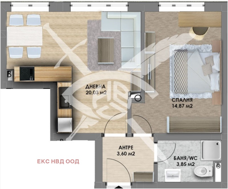 Продава  2-стаен град Пловдив , Христо Смирненски , 63 кв.м | 31650093