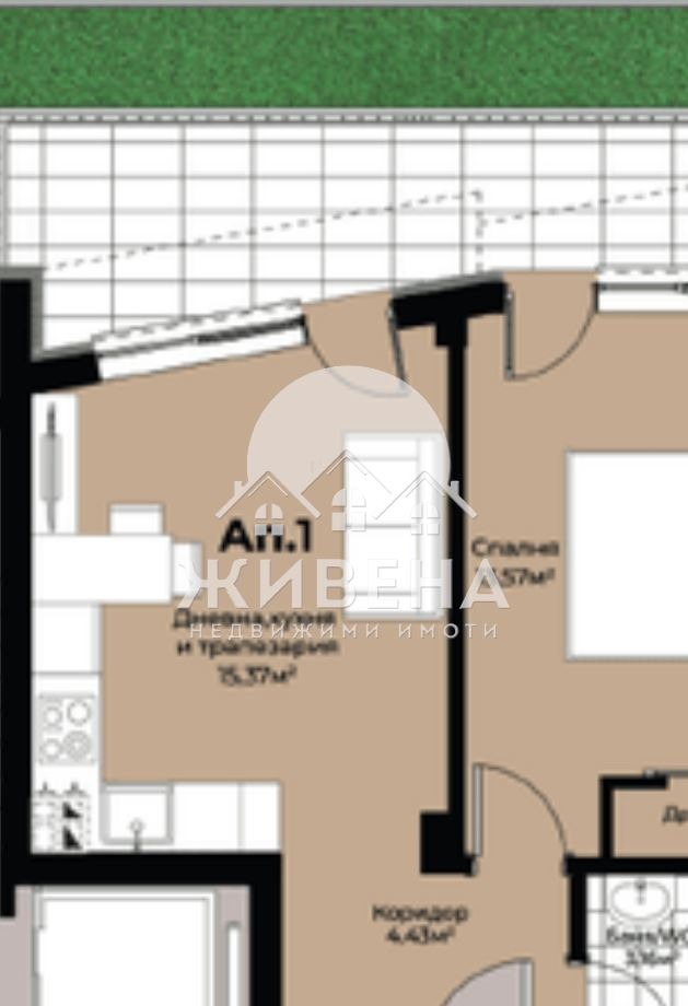 Продава  2-стаен град Варна , Победа , 49 кв.м | 82114238 - изображение [3]