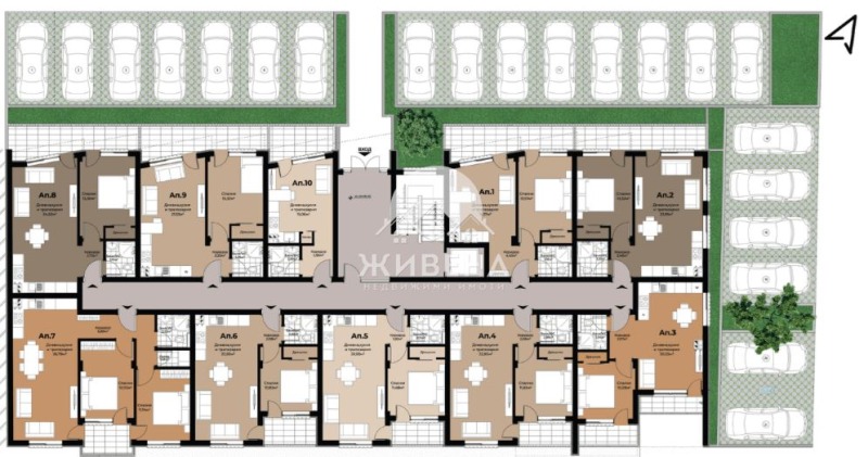 Satılık  1 yatak odası Varna , Pobeda , 54 metrekare | 82114238 - görüntü [5]