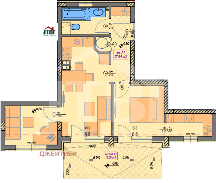 Продава 2-СТАЕН, гр. София, Манастирски ливади, снимка 6 - Апартаменти - 52316280