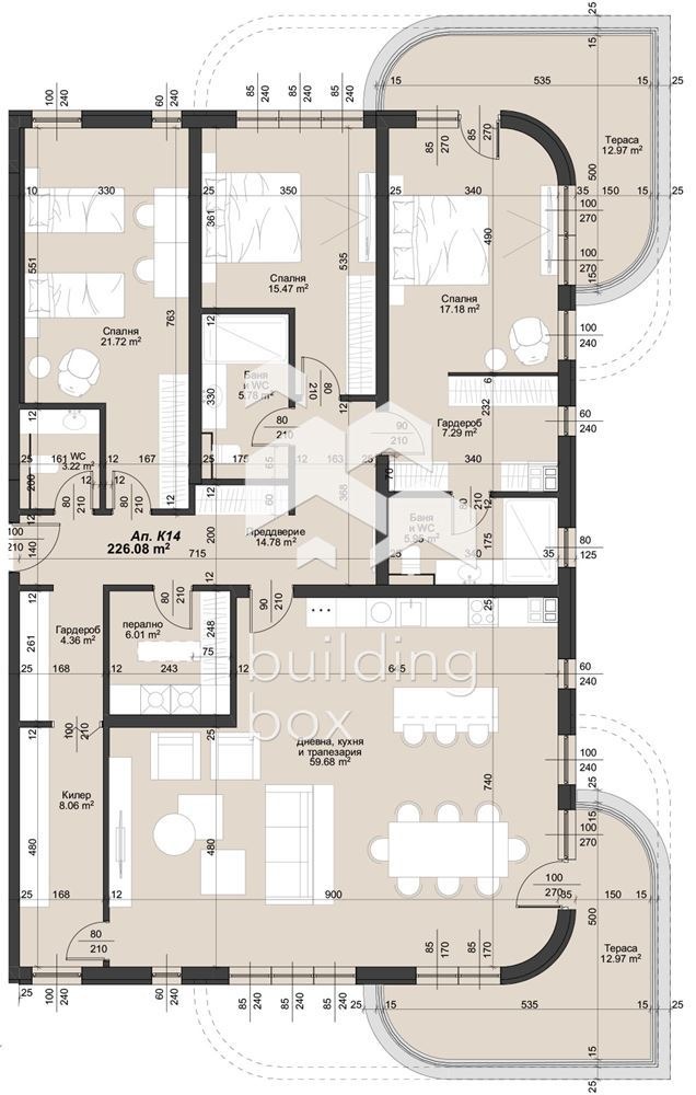 Продава 4-СТАЕН, гр. Пловдив, Тракия, снимка 2 - Апартаменти - 55010706