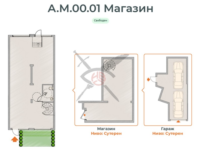 Продава МАГАЗИН, гр. София, Малинова долина